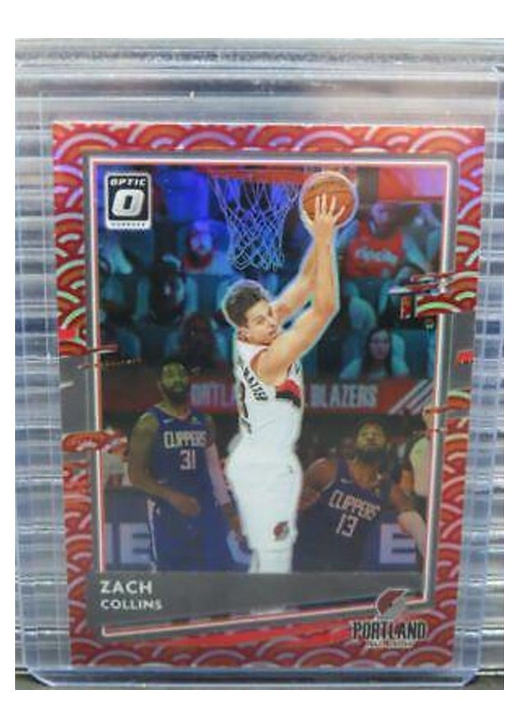2020-21 Donruss Optic Base Set Zach Collins #124 card