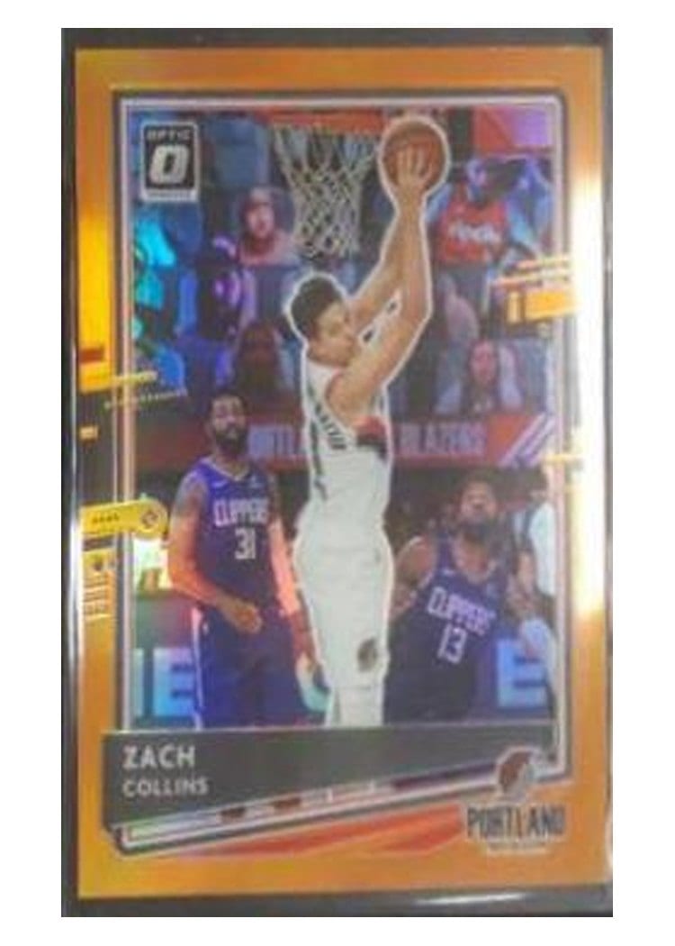 2020-21 Donruss Optic Base Set Zach Collins #124 card