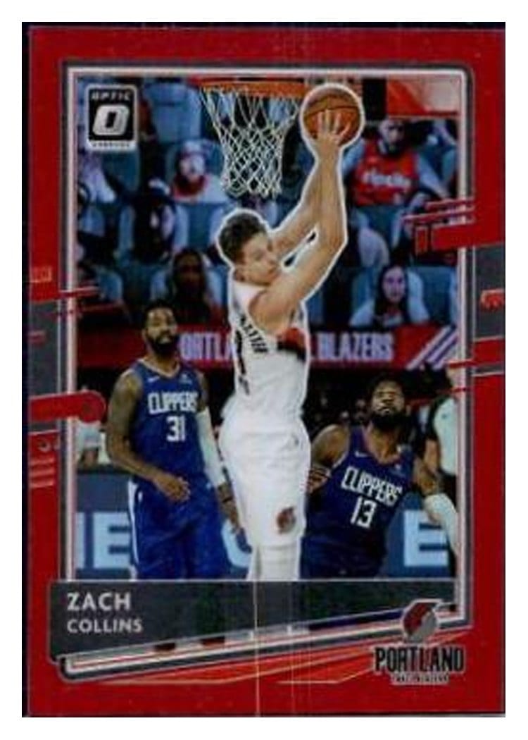 2020-21 Donruss Optic Base Set Zach Collins #124 card
