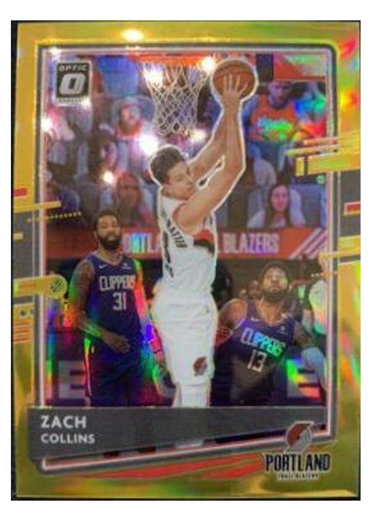 2020-21 Donruss Optic Base Set Zach Collins #124 card