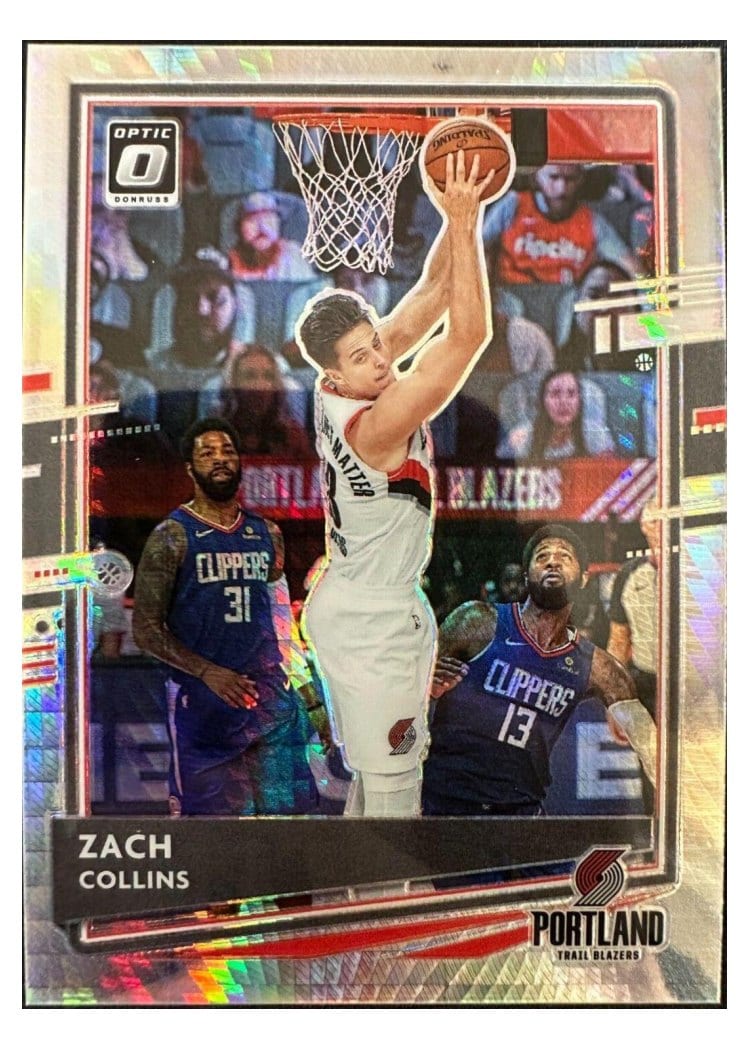 2020-21 Donruss Optic Base Set Zach Collins #124 card