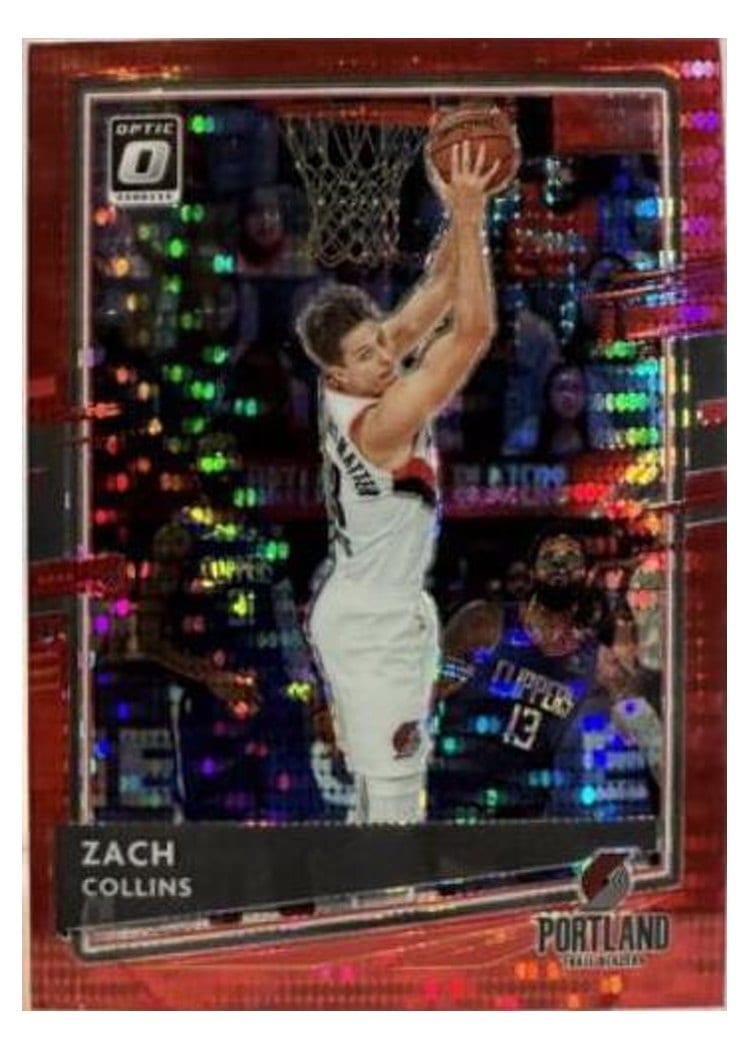 2020-21 Donruss Optic Base Set Zach Collins #124 card
