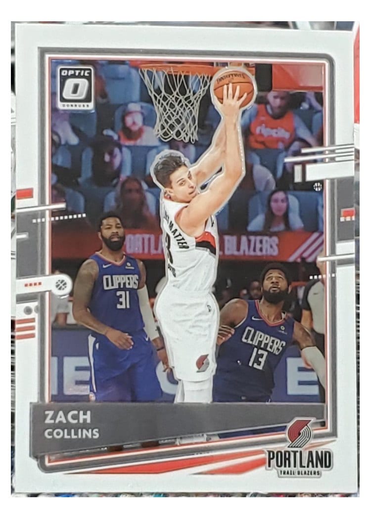 2020-21 Donruss Optic Base Set Zach Collins #124 card
