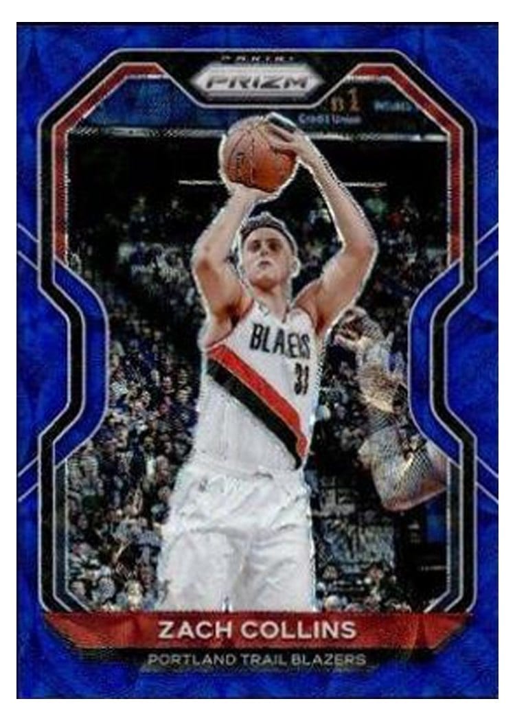 2020-21 Panini Prizm Base Set Zach Collins #6 card