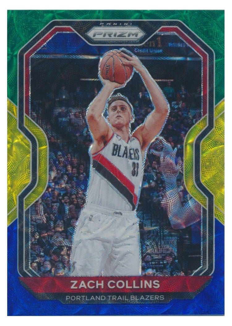 2020-21 Panini Prizm Base Set Zach Collins #6 card