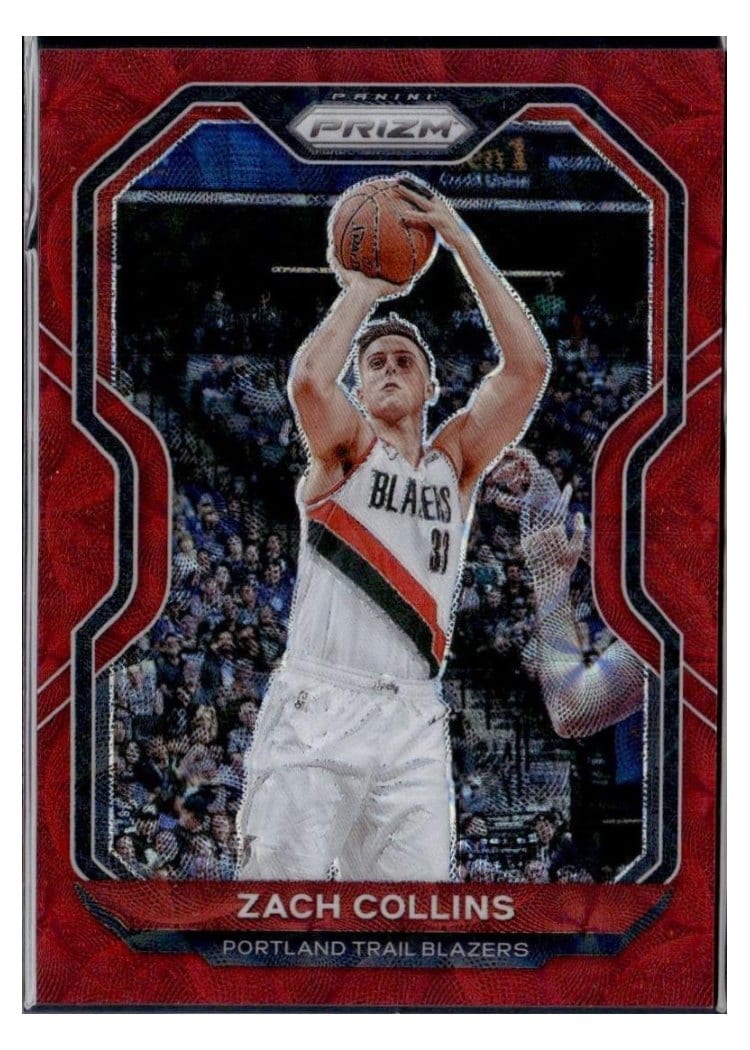 2020-21 Panini Prizm Base Set Zach Collins #6 card