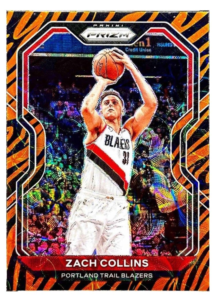 2020-21 Panini Prizm Base Set Zach Collins #6 card