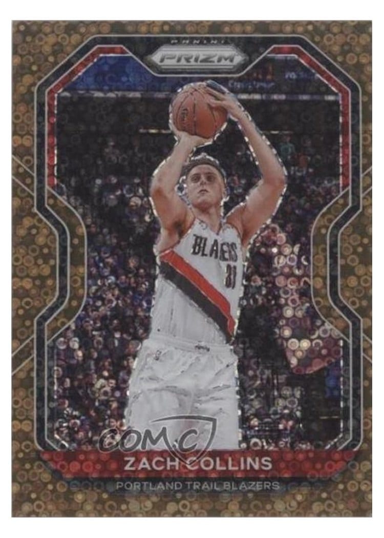 2020-21 Panini Prizm Base Set Zach Collins #6 card