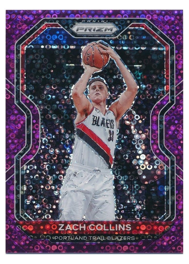2020-21 Panini Prizm Base Set Zach Collins #6 card