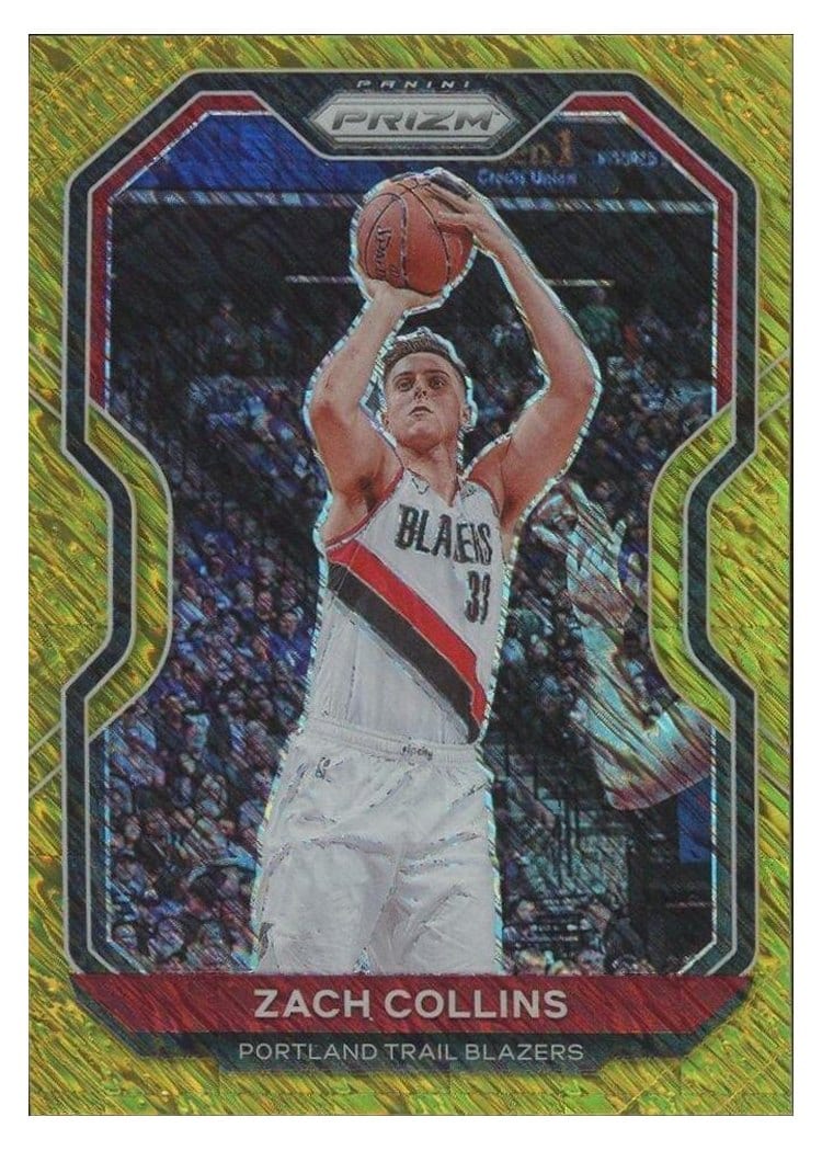 2020-21 Panini Prizm Base Set Zach Collins #6 card