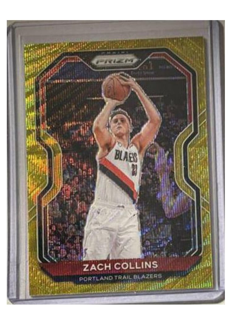 2020-21 Panini Prizm Base Set Zach Collins #6 card
