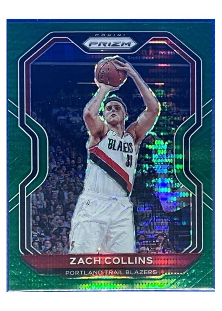 2020-21 Panini Prizm Base Set Zach Collins #6 card