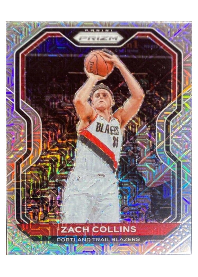 2020-21 Panini Prizm Base Set Zach Collins #6 card