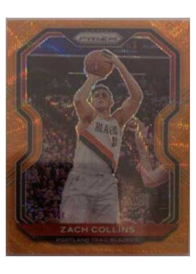 2020-21 Panini Prizm Base Set Zach Collins #6 card