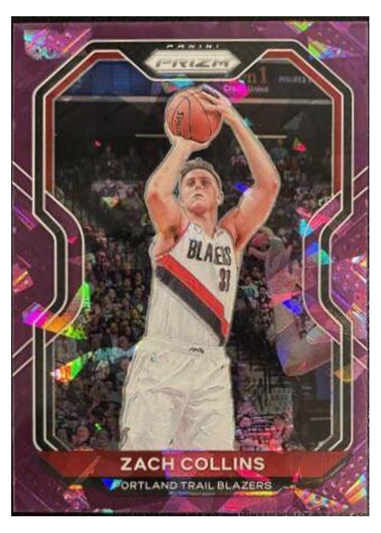 2020-21 Panini Prizm Base Set Zach Collins #6 card