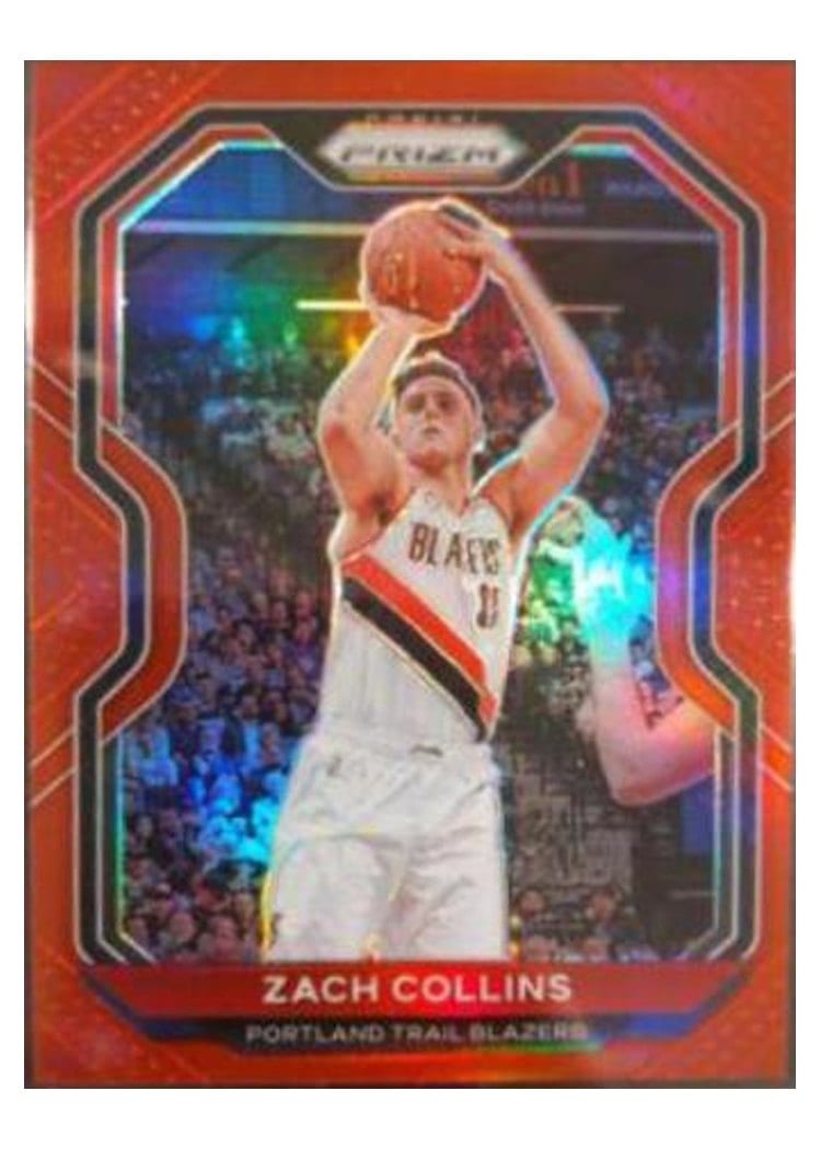 2020-21 Panini Prizm Base Set Zach Collins #6 card