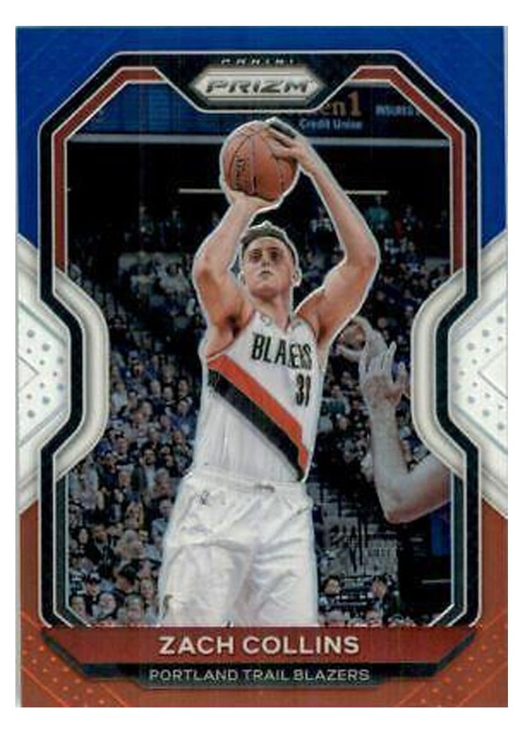2020-21 Panini Prizm Base Set Zach Collins #6 card