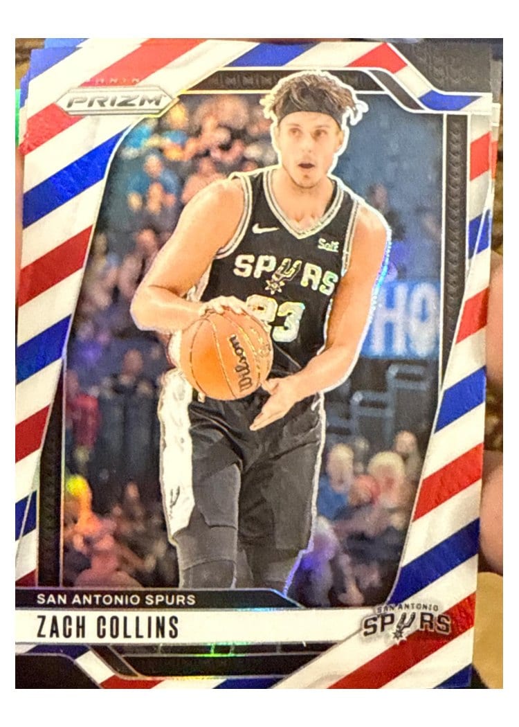 2024-25 Panini Prizm Base Set Zach Collins #197 card