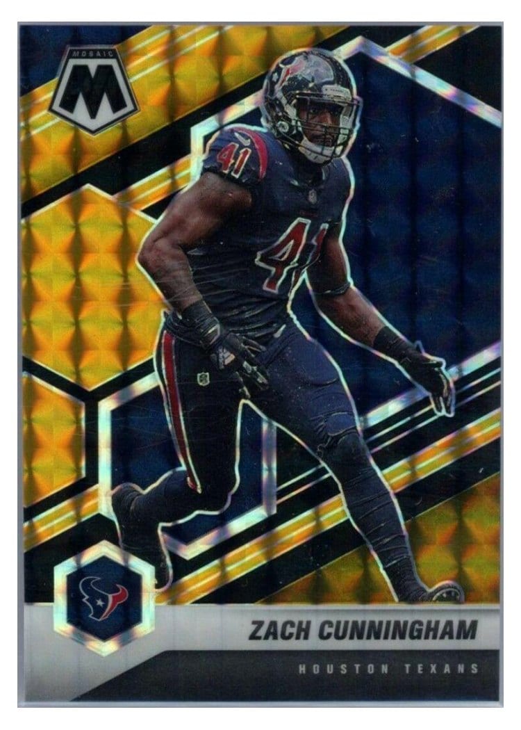 2021 Panini Mosaic Base Set Zach Cunningham #87 card