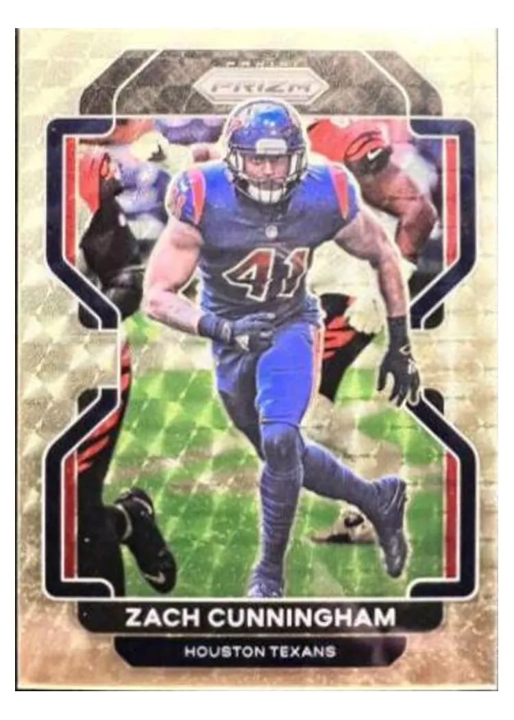 2021 Panini Prizm Base Set Zach Cunningham #38 card