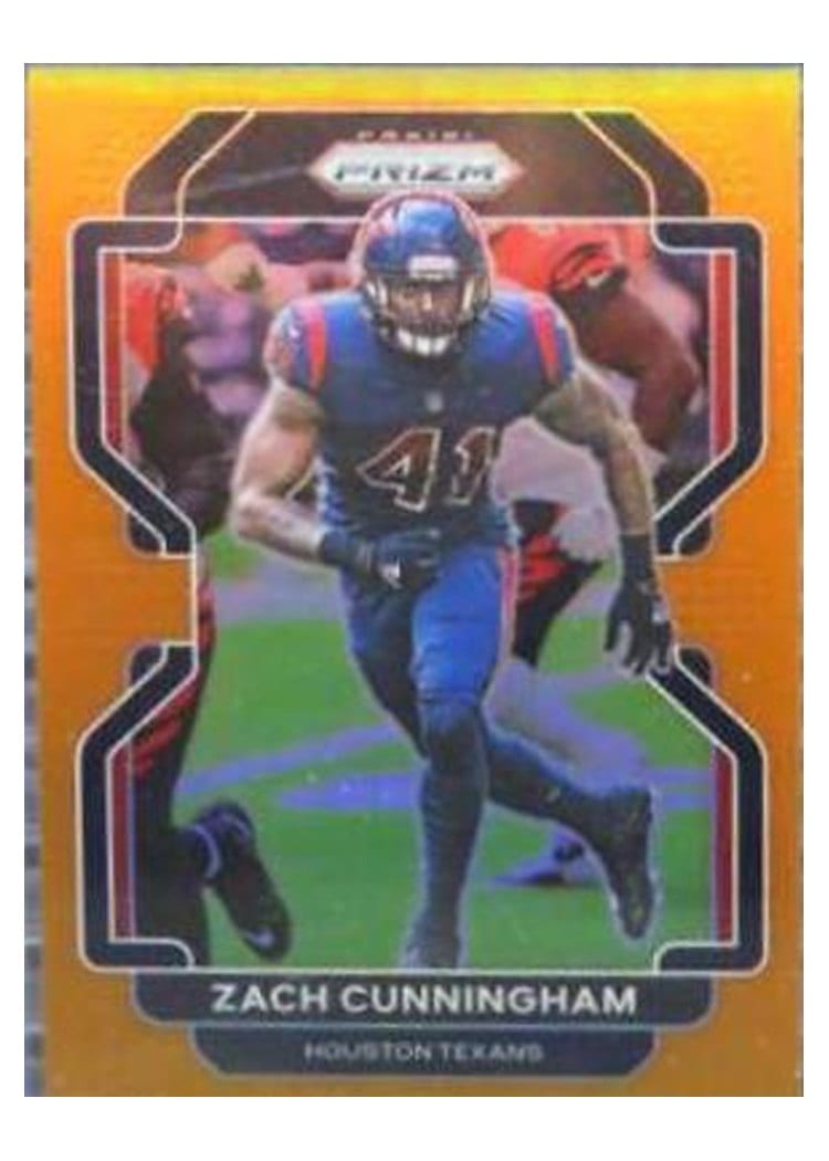 2021 Panini Prizm Base Set Zach Cunningham Orange Prizm #38 card