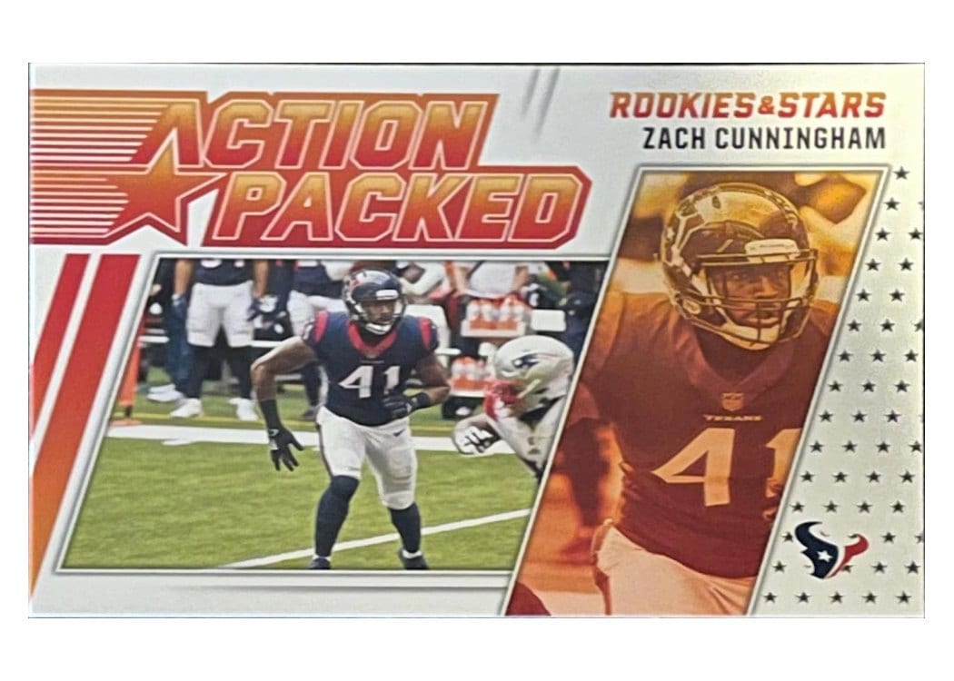2021 Panini Rookies & Stars Action Packed Zach Cunningham #AP-10 card