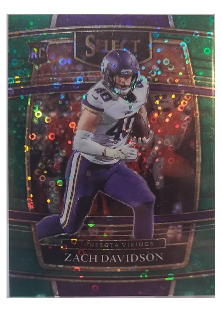 2021 Panini Select Base Set Zach Davidson Green Disco #95 card