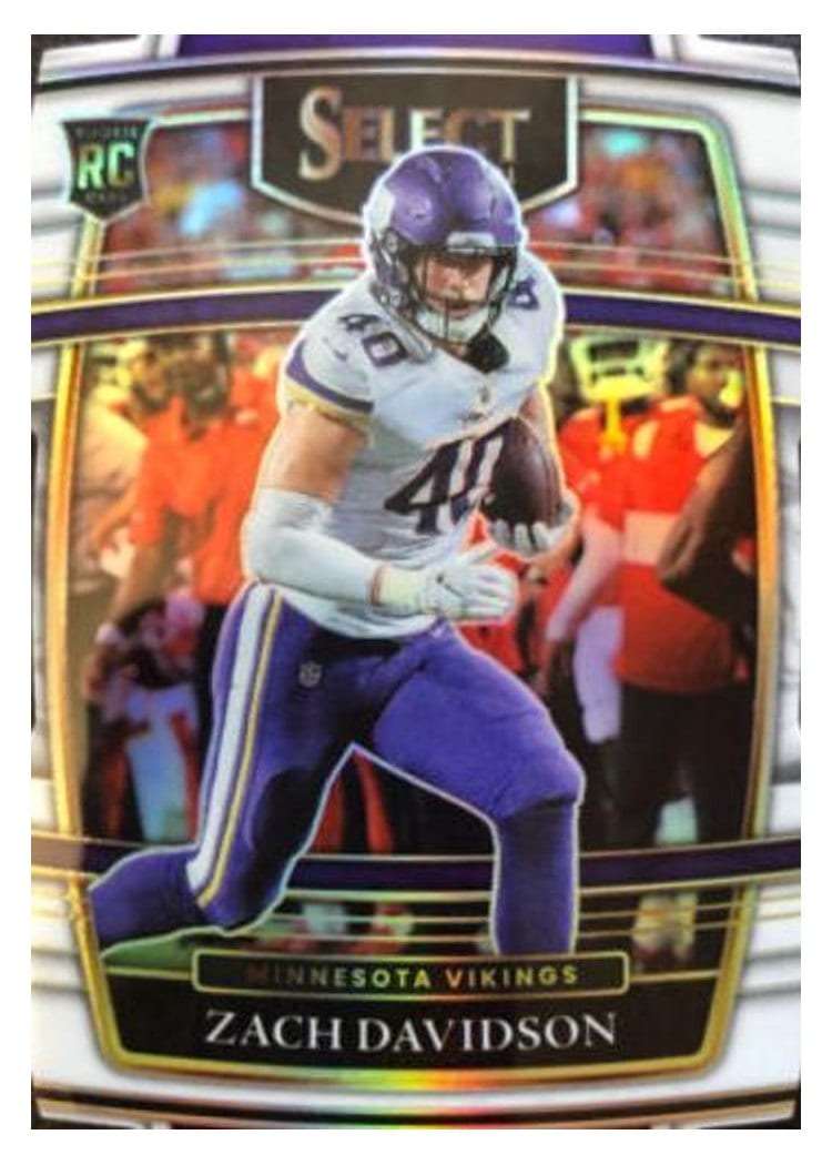 2021 Panini Select Base Set Zach Davidson #95 card