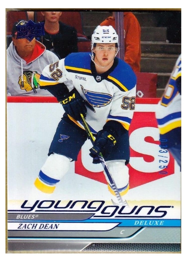 2024-25 Upper Deck Base Set Zach Dean #213 card