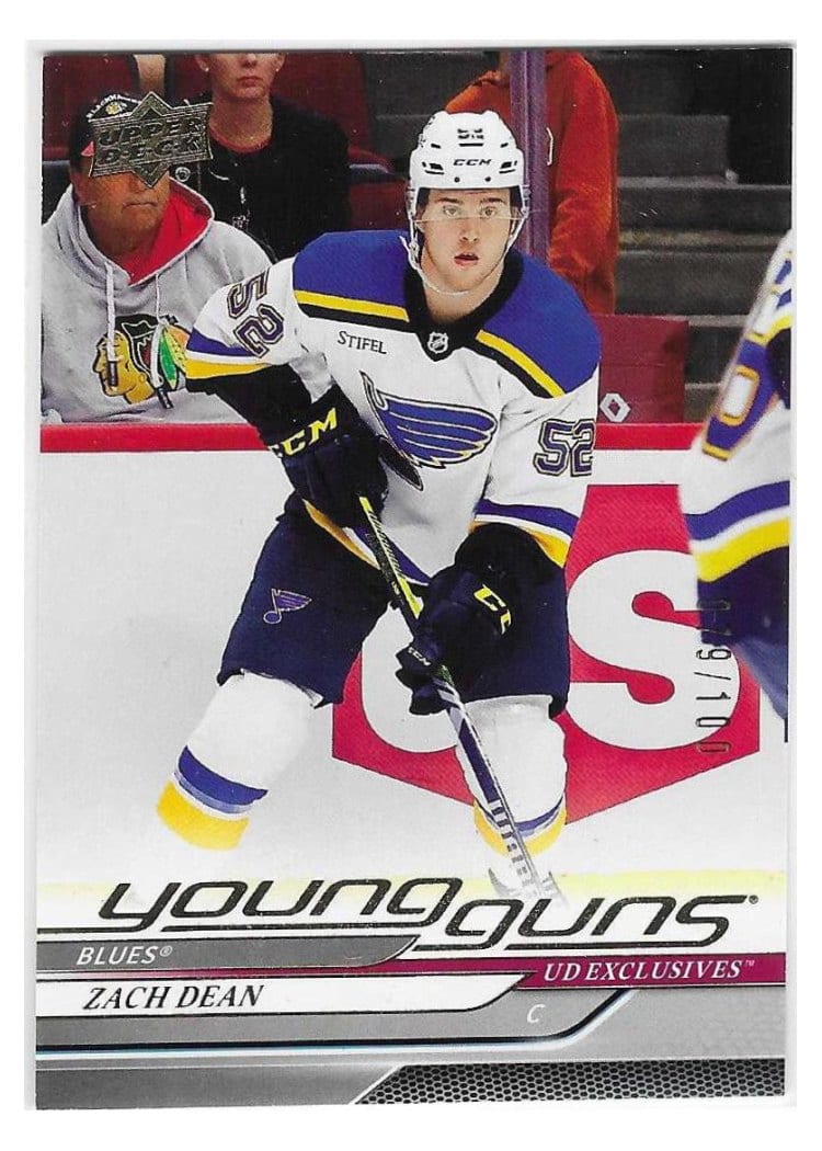 2024-25 Upper Deck Base Set Zach Dean #213 card