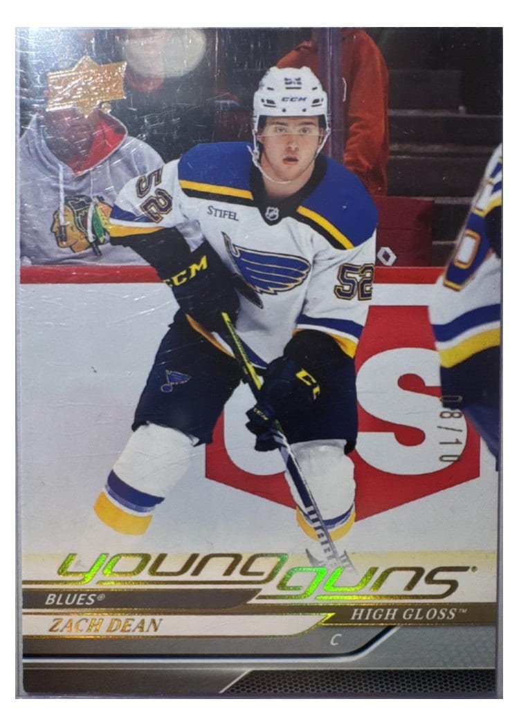 2024-25 Upper Deck Base Set Zach Dean #213 card