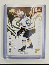 2024-25 Upper Deck Ice Exquisite Collection Rookies Zach Dean #R-19 card