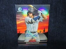 2022 Bowman Chrome 2021 AFL Fall Stars Autographs Zach DeLoach #AFLS-6 card