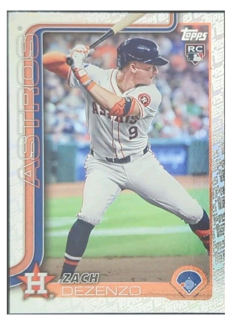 2025 Topps Base Set Zach Dezenzo Topps Foil Pattern #89 card
