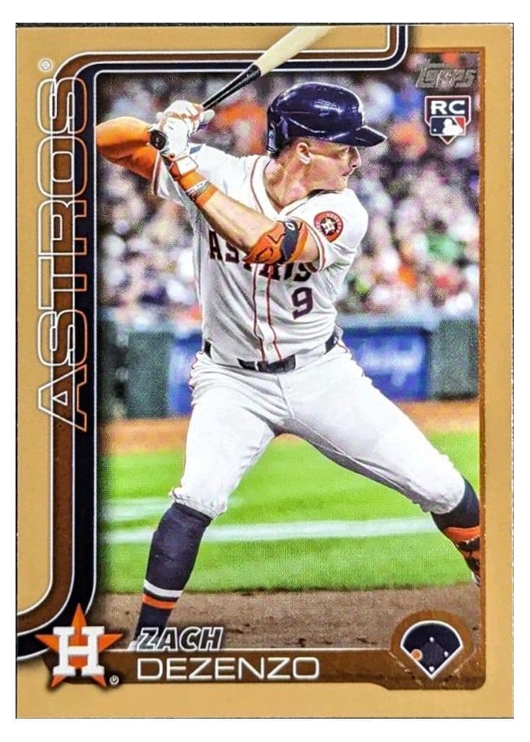 2025 Topps Base Set Zach Dezenzo Gold #89 card