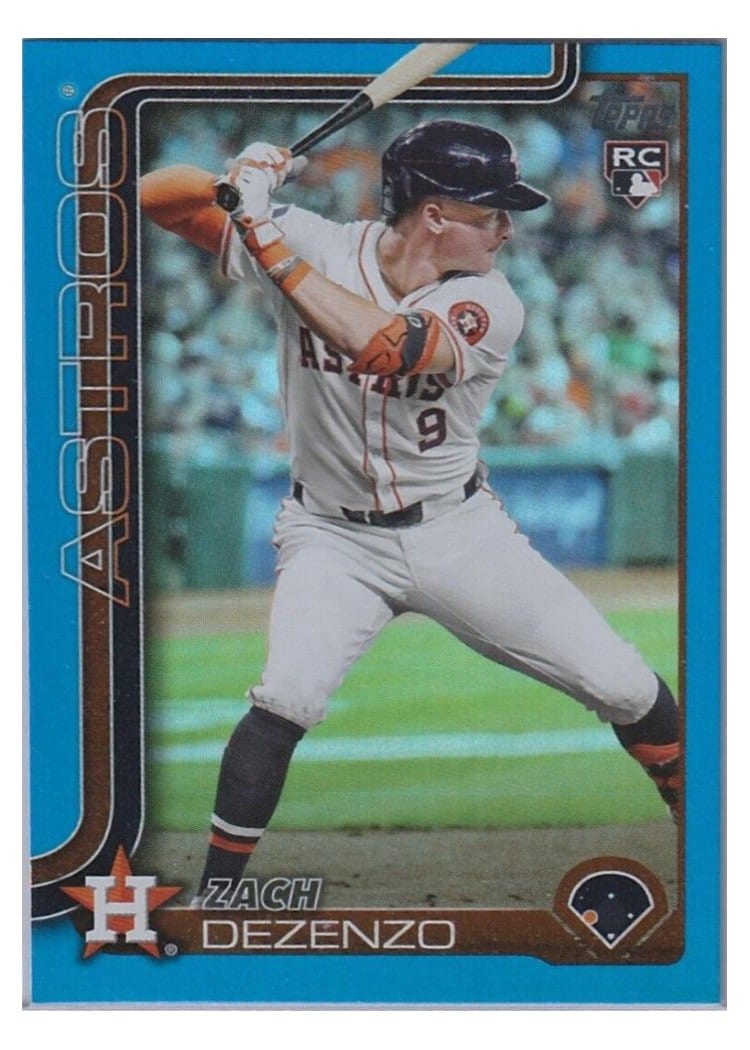 2025 Topps Base Set Zach Dezenzo Blue Foil #89 card