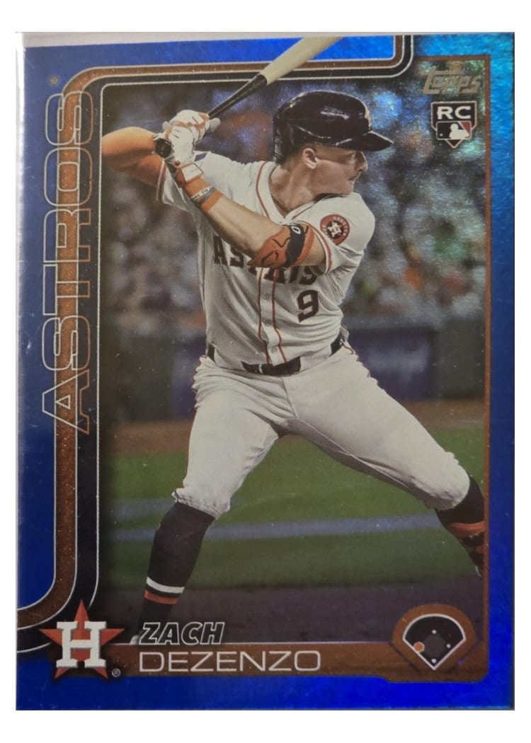 2025 Topps Base Set Zach Dezenzo Blue Rainbow #89 card