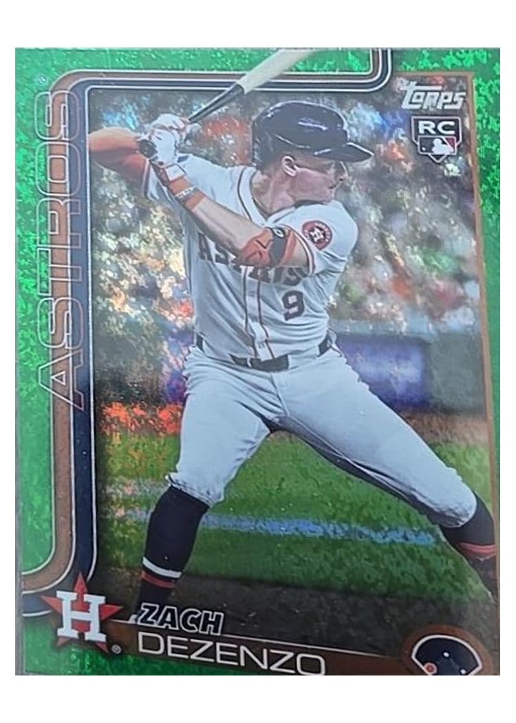 2025 Topps Base Set Zach Dezenzo Green Foil #89 card