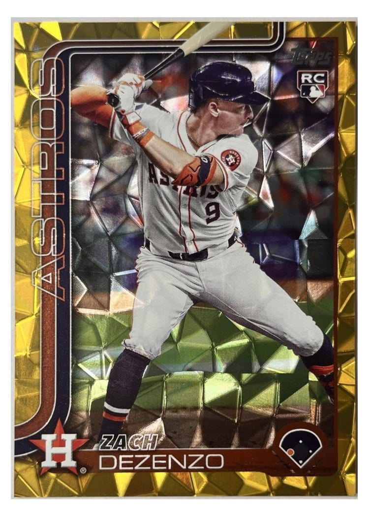 2025 Topps Base Set Zach Dezenzo Gold Diamante #89 card
