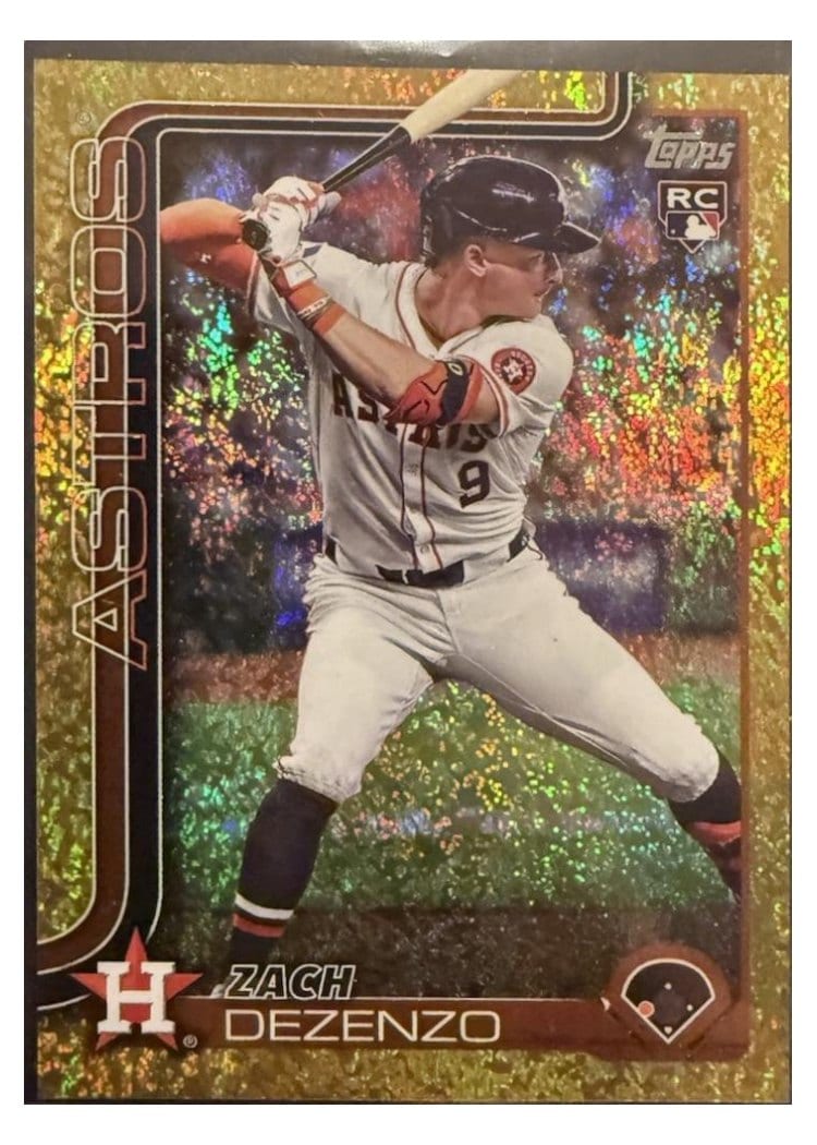 2025 Topps Base Set Zach Dezenzo Gold Foil #89 card