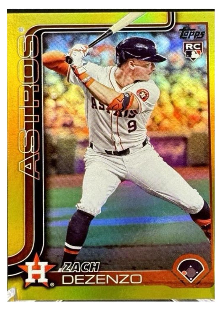 2025 Topps Base Set Zach Dezenzo Gold Rainbow #89 card