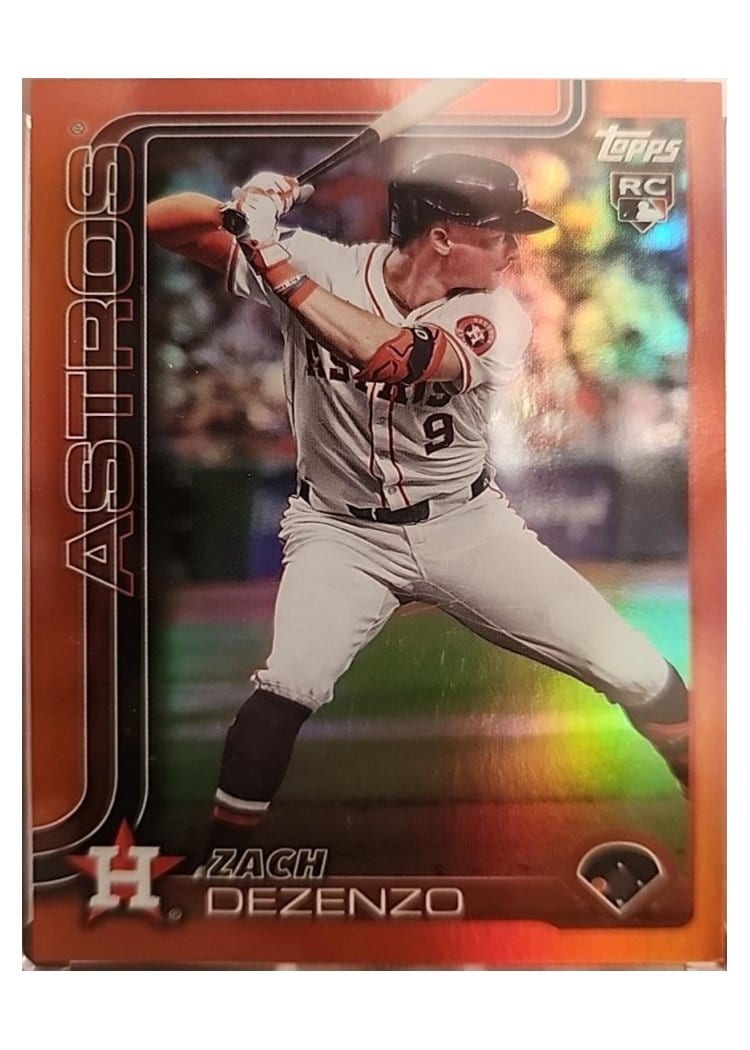 2025 Topps Base Set Zach Dezenzo Orange Foil #89 card