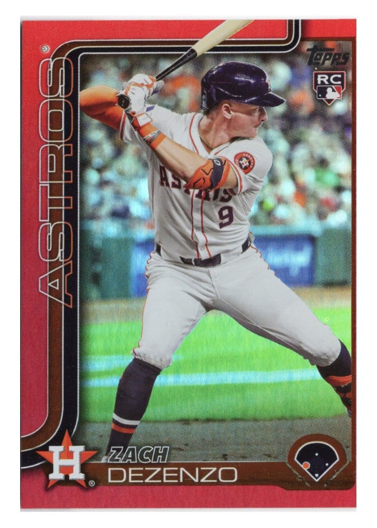 2025 Topps Base Set Zach Dezenzo Red Foil #89 card