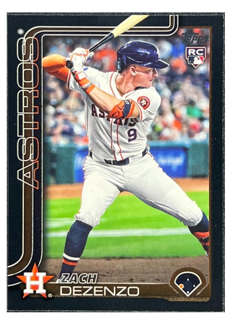 2025 Topps Base Set Zach Dezenzo Black #89 card