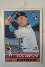 2025 Topps Heritage Real One Autographs Zach Dezenzo #ROA-ZD card