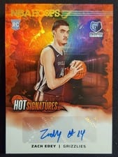 2024-25 Hoops Hot Signatures Rookies Zach Edey #HSR-EDY