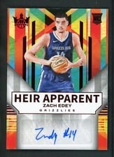 2024-25 Panini Court Kings Heir Apparent Autographs Zach Edey #HA-EDY