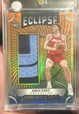 2024-25 Panini Obsidian Eclipse Materials Zach Edey #EM-ZAC card