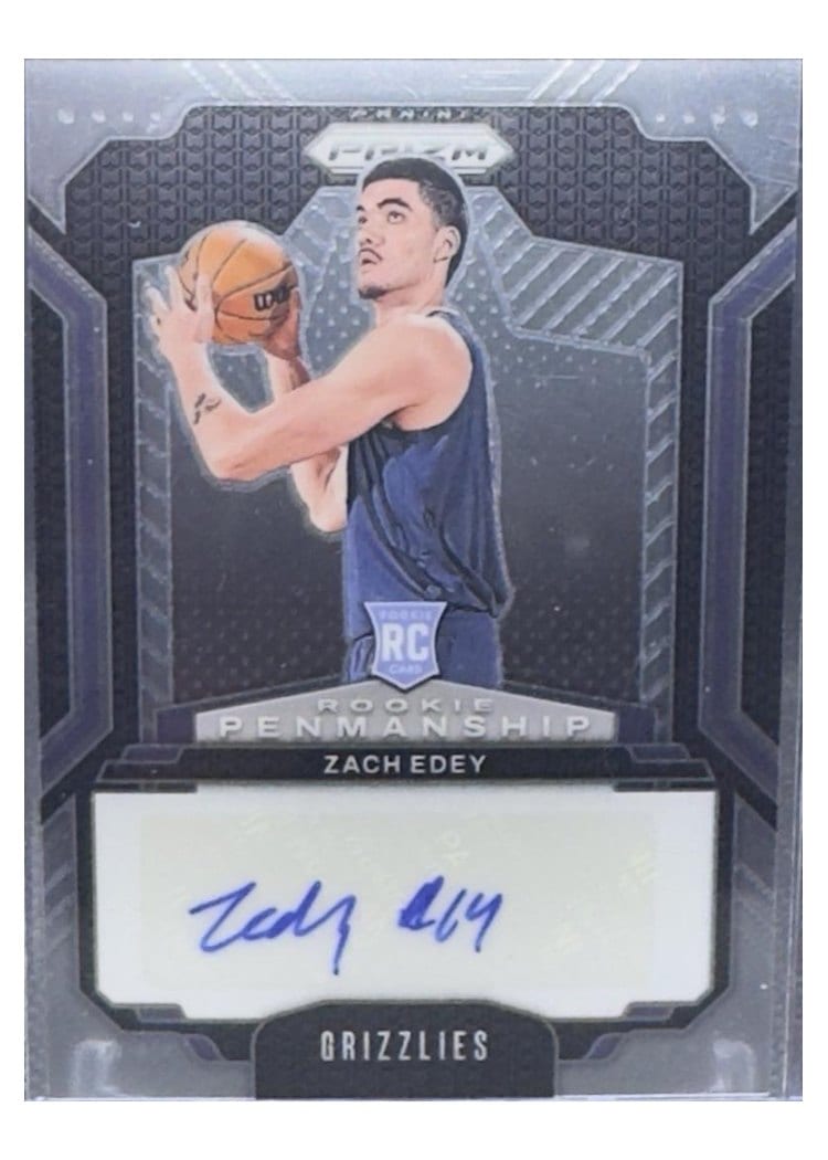 2024-25 Panini Prizm Rookie Penmanship Zach Edey #RPE-ZEG