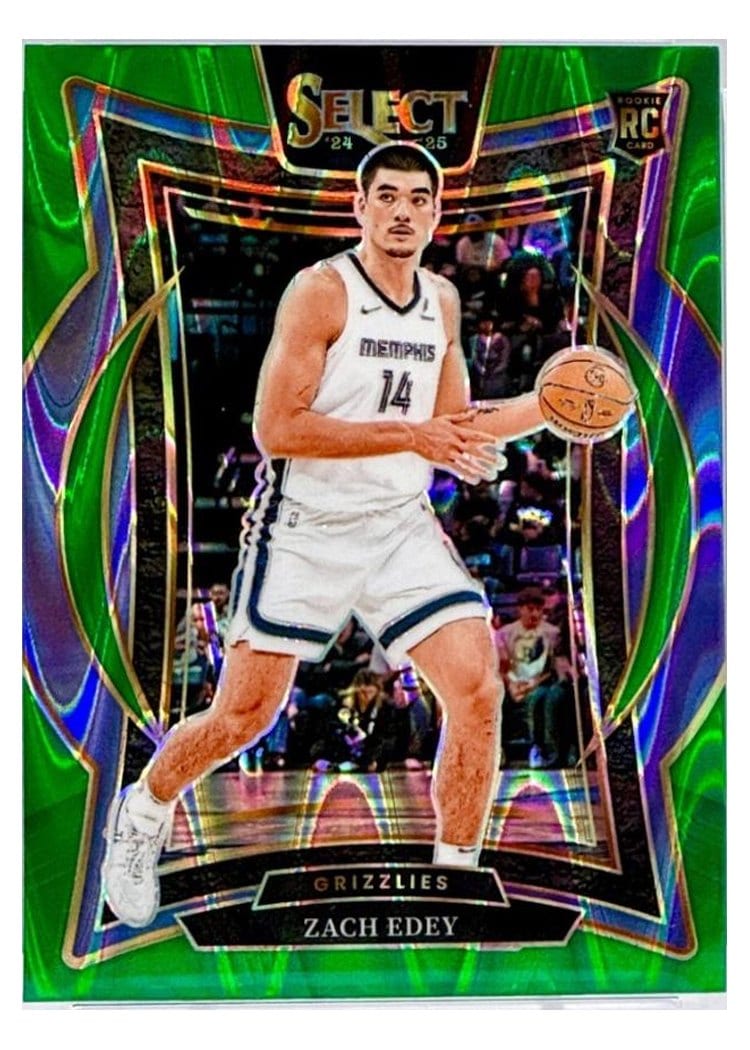 2024-25 Panini Select Base Set Zach Edey #98 card